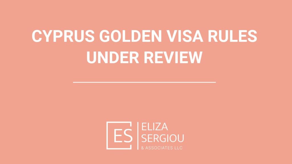 Act Now: Stricter Cyprus Golden Visa Rules and Higher Investment Requirements Expected